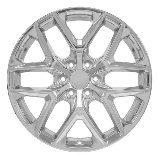 CV62-22090-6550-28C - OE Wheels Replica CV62 22X9 6X139.7 ET28mm Chrome - OE Wheels Wheels Canada