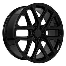 Charger l'image dans la galerie, CV62-24100-6550-28B - OE Wheels Replica CV62 24X10 6X139.7 ET28mm Gloss Black - OE Wheels Wheels Canada