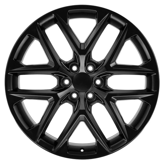 CV62-24100-6550-28B1 - OE Wheels Replica CV62 24X10 6X139.7 ET28mm Gloss Black - OE Wheels Wheels Canada