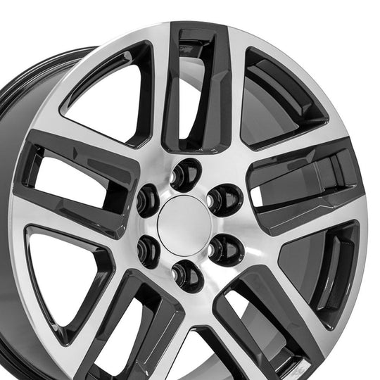 CV63-20090-6550-28MG - OE Wheels Replica CV63 20X9 6X139.7 ET28mm Gunmetal Machined - OE Wheels Wheels Canada