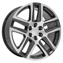 Load image into Gallery viewer, CV63-22090-6550-28MG - OE Wheels Replica CV63 22X9 6X139.7 ET28mm Gloss Gunmetal Machined - OE Wheels Wheels Canada