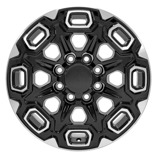 CV64A-20085-8650-12MB - OE Wheels Replica CV64A 20X8.5 8X165.1 ET12mm Gloss Black Machined - OE Wheels Wheels Canada