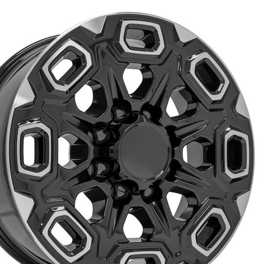 CV64B-20085-8180-47MB - OE Wheels Replica CV64B 20X8.5 8X180 ET47mm Black Machined - OE Wheels Wheels Canada