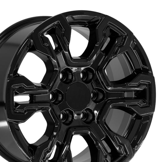 CV65-18085-6550-26B - OE Wheels Replica CV65 18X8.5 6X139.7 ET26mm Gloss Black - OE Wheels Wheels Canada