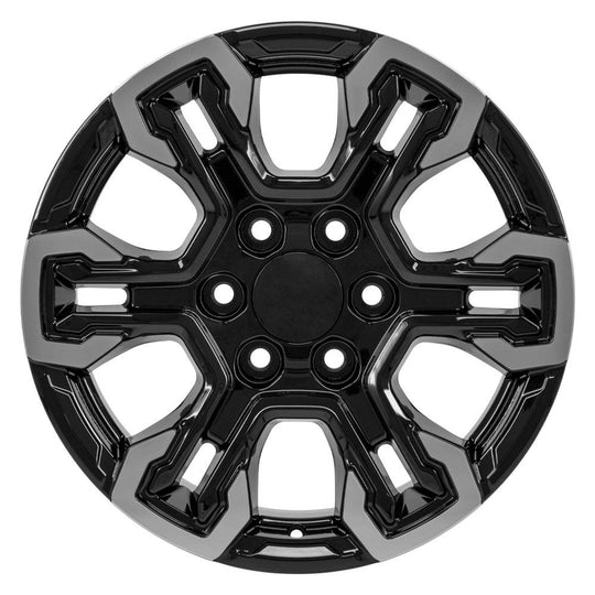 CV65-18085-6550-26MB - OE Wheels Replica CV65 18X8.5 6X139.7 ET26mm Gloss Black - OE Wheels Wheels Canada