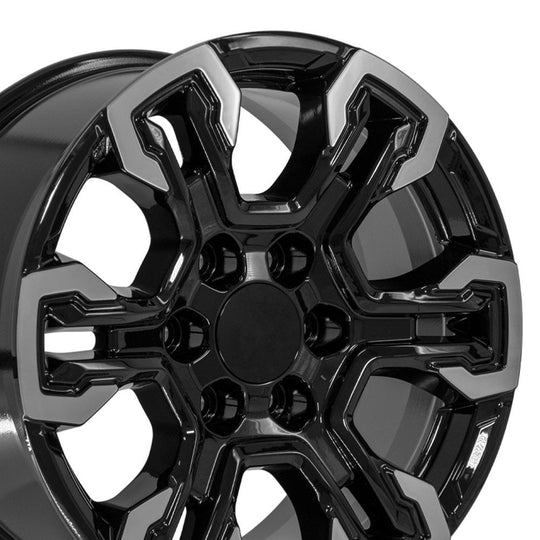 CV65-18085-6550-26MB - OE Wheels Replica CV65 18X8.5 6X139.7 ET26mm Gloss Black - OE Wheels Wheels Canada