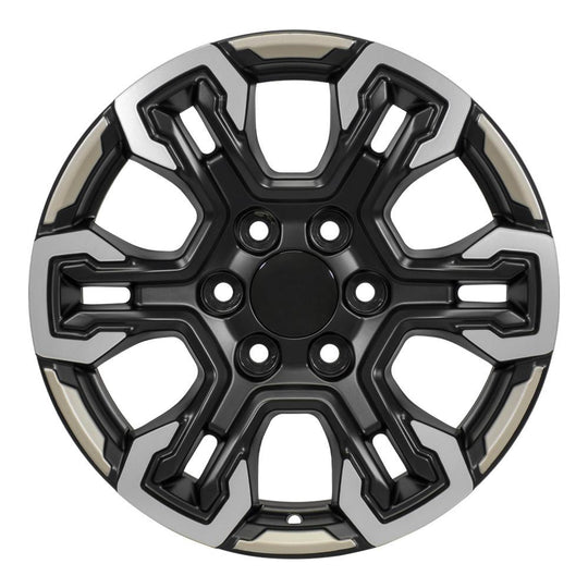 CV65-18085-6550-26MB12 - OE Wheels Replica CV65 18X8.5 6X139.7 ET26mm Gloss Black - OE Wheels Wheels Canada