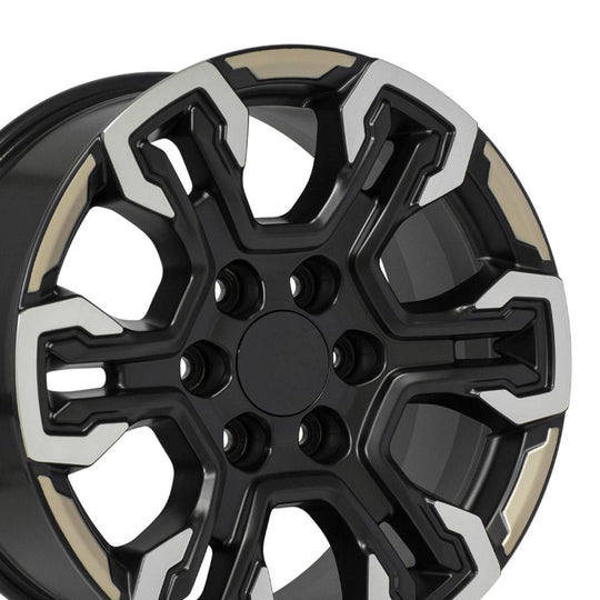 CV65-18085-6550-26MB12 - OE Wheels Replica CV65 18X8.5 6X139.7 ET26mm Gloss Black - OE Wheels Wheels Canada