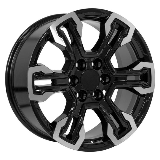 CV65-20090-6550-26MB - OE Wheels Replica CV65 20X9 6X139.7 ET26mm Gloss Black - OE Wheels Wheels Canada