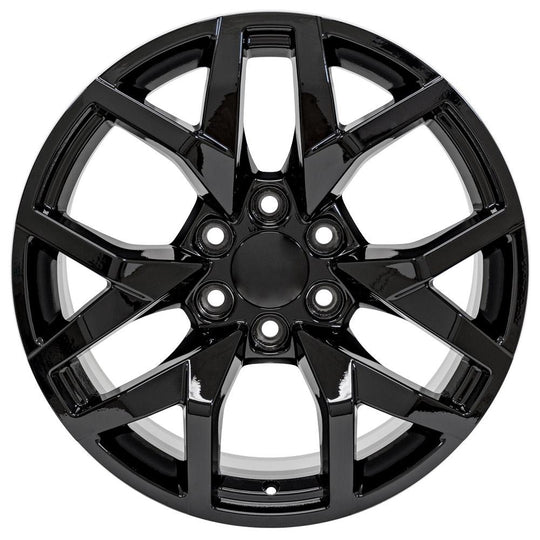 CV66-20090-6550-28B - OE Wheels Replica CV66 20X9 6X139.7 ET28mm Gloss Black - OE Wheels Wheels Canada