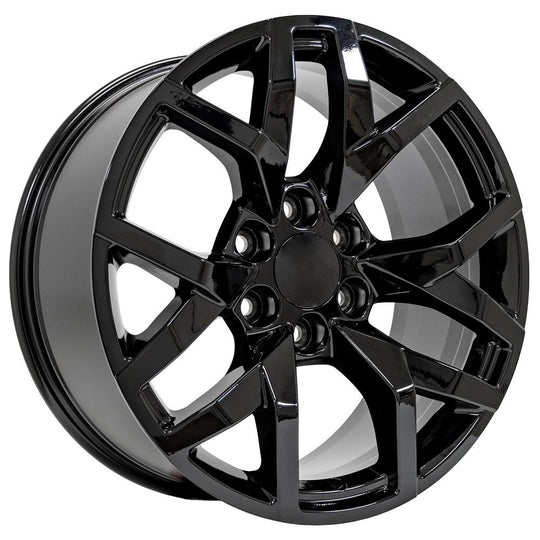 CV66-20090-6550-28B - OE Wheels Replica CV66 20X9 6X139.7 ET28mm Gloss Black - OE Wheels Wheels Canada