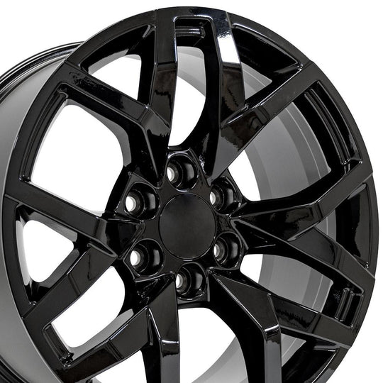 CV66-20090-6550-28B - OE Wheels Replica CV66 20X9 6X139.7 ET28mm Gloss Black - OE Wheels Wheels Canada