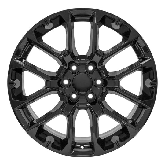 CV67-22090-6550-28B - OE Wheels Replica CV67 22X9 6X139.7 ET28mm Gloss Black - OE Wheels Wheels Canada