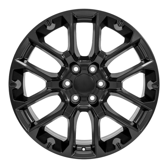 CV67-22090-6550-28B1 - OE Wheels Replica CV67 22X9 6X139.7 ET28mm Satin Black - OE Wheels Wheels Canada