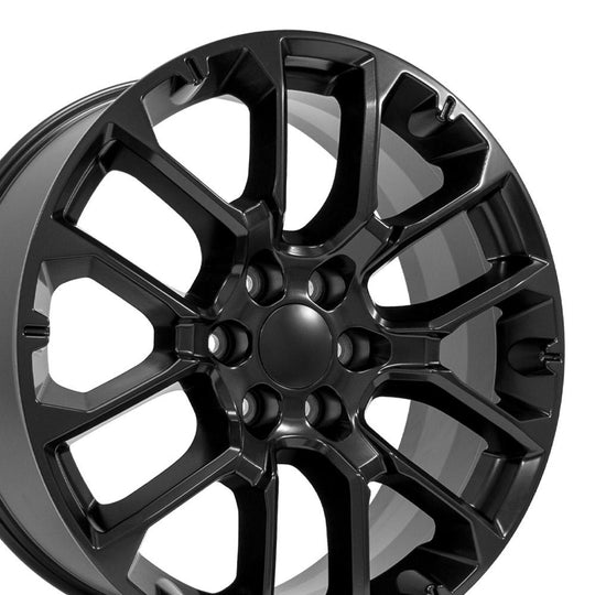 CV67-22090-6550-28B1 - OE Wheels Replica CV67 22X9 6X139.7 ET28mm Satin Black - OE Wheels Wheels Canada