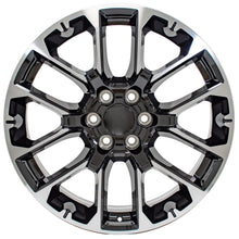 Charger l'image dans la galerie, CV67-22090-6550-28MB - OE Wheels Replica CV67 22X9 6X139.7 ET28mm Black Machined - OE Wheels Wheels Canada