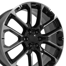 Load image into Gallery viewer, CV67-24100-6550-28MB - OE Wheels Replica CV67 24X10 6X139.7 28MM Black Machined - OE Wheels Replica Wheels Canada