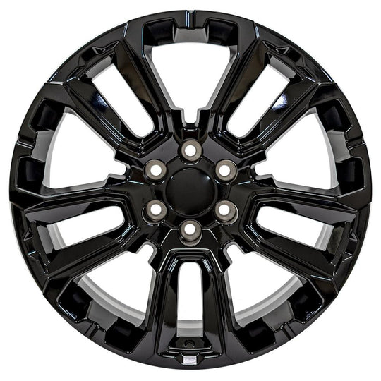 CV68-22090-6550-28B - OE Wheels Replica CV68 22X9 6X139.7 ET28mm Gloss Black - OE Wheels Wheels Canada