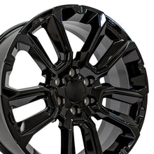 Charger l'image dans la galerie, CV68-22090-6550-28B - OE Wheels Replica CV68 22X9 6X139.7 ET28mm Gloss Black - OE Wheels Wheels Canada