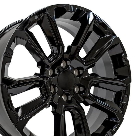 CV68-22090-6550-28B - OE Wheels Replica CV68 22X9 6X139.7 ET28mm Gloss Black - OE Wheels Wheels Canada