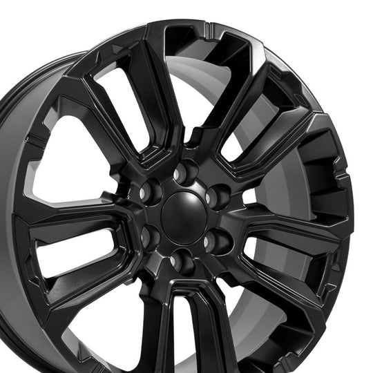 CV68-22090-6550-28B1 - OE Wheels Replica CV68 22X9 6X139.7 ET28mm Satin Black - OE Wheels Wheels Canada