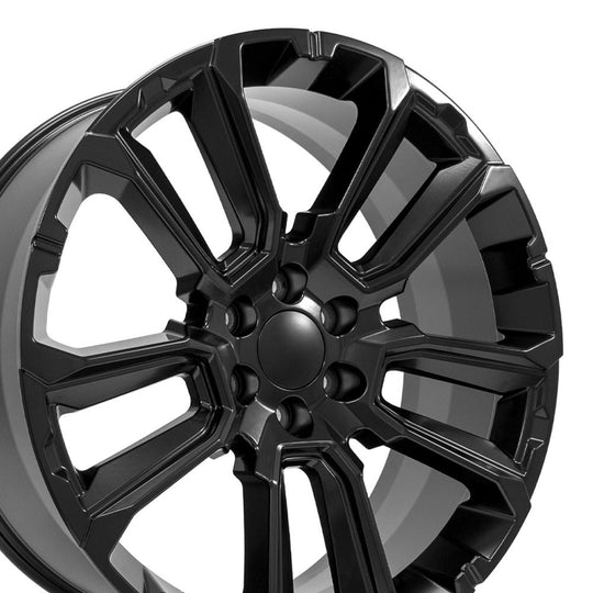 CV68-24100-6550-28B1 - OE Wheels Replica CV68 24X10 6X139.7 ET28mm Satin Black - OE Wheels Wheels Canada
