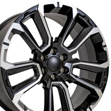 Load image into Gallery viewer, CV68-24100-6550-28B1M - OE Wheels Replica CV68 24X10 6X139.7 ET28mm Satin Black with Milled Edge - OE Wheels Wheels Canada