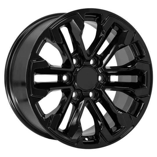 CV69-18085-6550-26B - OE Wheels Replica CV69 18X8.5 6X139.7 ET26mm Gloss Black - OE Wheels Wheels Canada