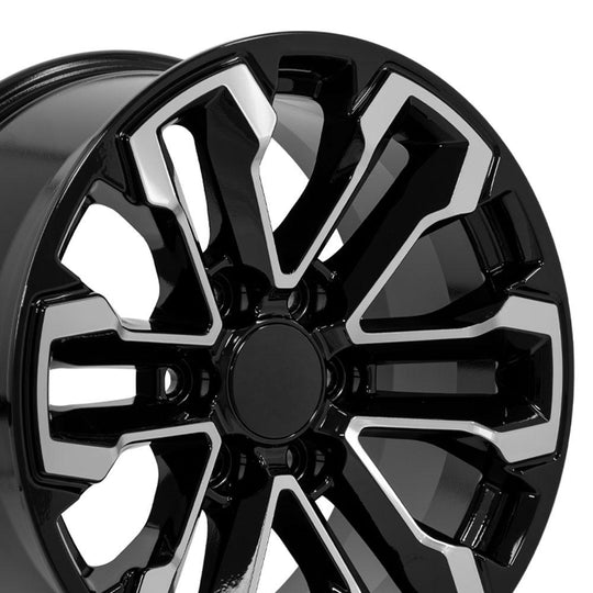 CV69-18085-6550-26MB - OE Wheels Replica CV69 18X8.5 6X139.7 ET26mm Gloss Black - OE Wheels Wheels Canada