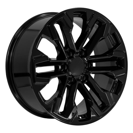 CV69-20090-6550-26B - OE Wheels Replica CV69 20X9 6X139.7 ET26mm Gloss Black - OE Wheels Wheels Canada