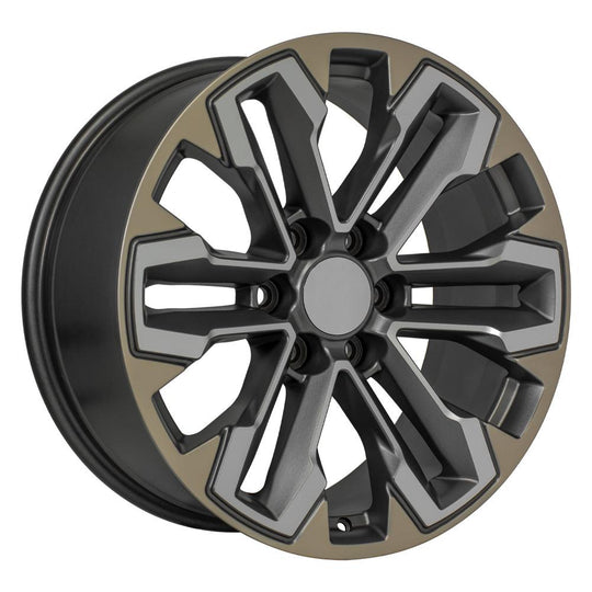 CV69-20090-6550-26MG1 - OE Wheels Replica CV69 20X9 6X139.7 ET26mm Gunmetal - OE Wheels Wheels Canada