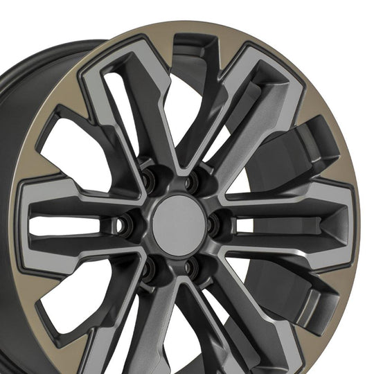 CV69-20090-6550-26MG1 - OE Wheels Replica CV69 20X9 6X139.7 ET26mm Gunmetal - OE Wheels Wheels Canada