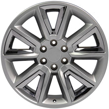 Charger l'image dans la galerie, CV73-20085-6550-24HB-ic - OE Wheels Replica CV73 20X8.5 6X139.7 ET24mm Hyper Black with Chrome Insert - OE Wheels Wheels Canada