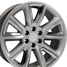 Charger l'image dans la galerie, CV73-20085-6550-24HB-ic - OE Wheels Replica CV73 20X8.5 6X139.7 ET24mm Hyper Black with Chrome Insert - OE Wheels Wheels Canada