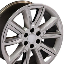 Charger l'image dans la galerie, CV73-20085-6550-24HB-ic - OE Wheels Replica CV73 20X8.5 6X139.7 ET24mm Hyper Black with Chrome Insert - OE Wheels Wheels Canada