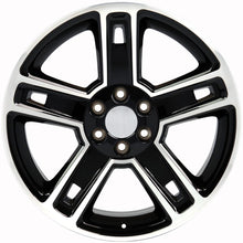 Charger l'image dans la galerie, CV74B-22090-6550-24MB - OE Wheels Replica CV74B 22X9 6X139.7 ET24mm Black Machined - OE Wheels Wheels Canada