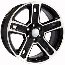 Charger l'image dans la galerie, CV74B-22090-6550-24MB - OE Wheels Replica CV74B 22X9 6X139.7 ET24mm Black Machined - OE Wheels Wheels Canada
