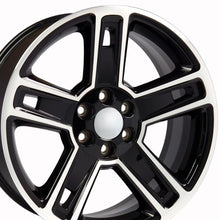 Charger l'image dans la galerie, CV74B-22090-6550-24MB - OE Wheels Replica CV74B 22X9 6X139.7 ET24mm Black Machined - OE Wheels Wheels Canada