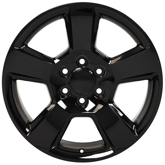 CV76-20090-6550-27B - OE Wheels Replica CV76 20X9 6X139.7 ET27mm Gloss Black - OE Wheels Wheels Canada