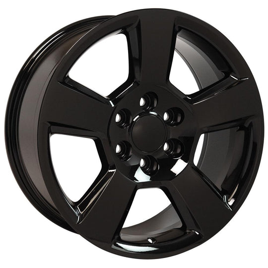 CV76-20090-6550-27B - OE Wheels Replica CV76 20X9 6X139.7 ET27mm Gloss Black - OE Wheels Wheels Canada