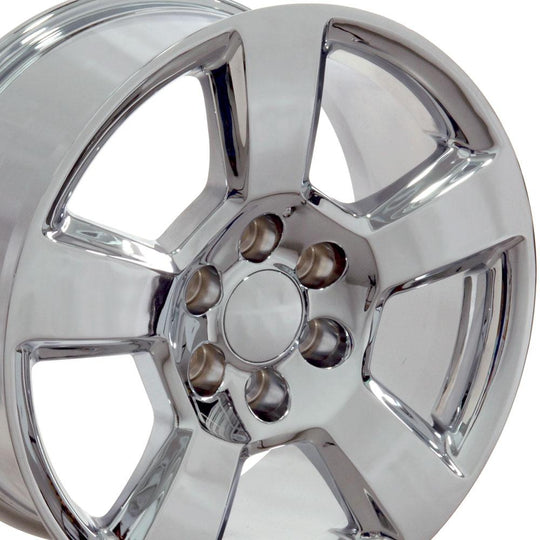 CV76-20090-6550-27C - OE Wheels Replica CV76 20X9 6X139.7 ET27mm Chrome - OE Wheels Wheels Canada