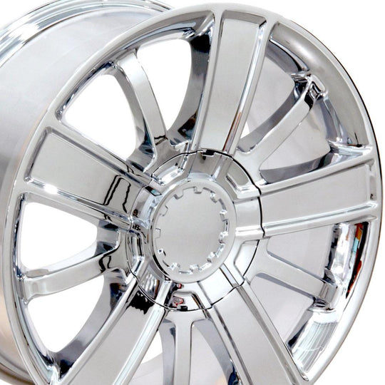 CV77-20090-6550-27C - OE Wheels Replica CV77 20X9 6X139.7 ET27mm Chrome - OE Wheels Wheels Canada