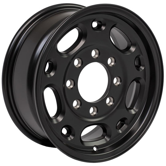 CV82-16065-8650-28B1 - OE Wheels Replica CV82 16X6.5 8X165.1 ET28mm Satin Black - OE Wheels Wheels Canada