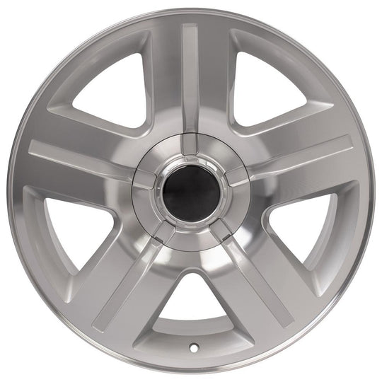 CV84-22090-6550-31MS - OE Wheels Replica CV84 22X9 6X139.7 ET31mm Silver Machined - OE Wheels Wheels Canada