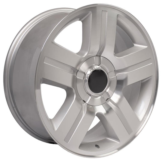 CV84-20085-6550-31MS - OE Wheels Replica CV84 20X8.5 6X139.7 ET31mm Silver Machined - OE Wheels Wheels Canada