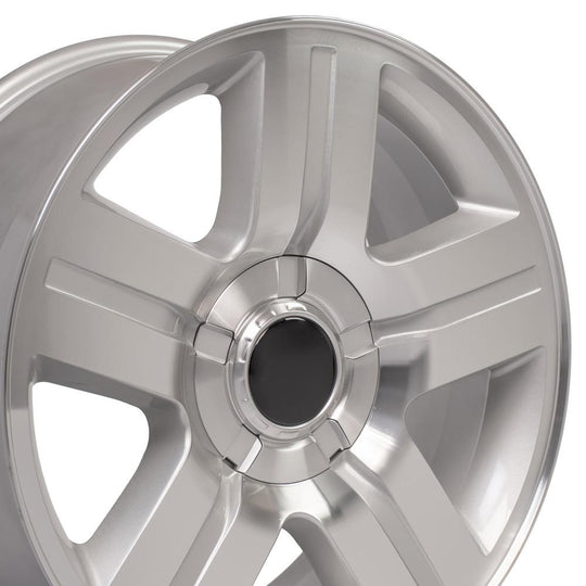 CV84-22090-6550-31MS - OE Wheels Replica CV84 22X9 6X139.7 ET31mm Silver Machined - OE Wheels Wheels Canada