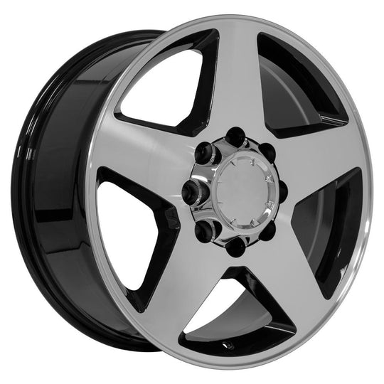 CV91A-20085-8650-12MB - OE Wheels Replica CV91A 20X8.5 8X165.1 ET12mm Black Machined - OE Wheels Wheels Canada