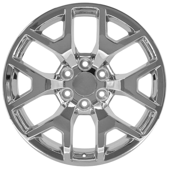 CV92-22090-6550-31C - OE Wheels Replica CV92 22X9 6X139.7 ET31mm Chrome - OE Wheels Wheels Canada