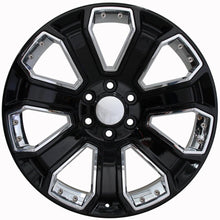 Load image into Gallery viewer, CV93B-22090-6550-24B-ic - OE Wheels Replica CV93B 22X9 6X139.7 ET24mm Black with Chrome - OE Wheels Wheels Canada