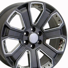 Charger l'image dans la galerie, CV93B-22090-6550-24G-ic - OE Wheels Replica CV93B 22X9 6X139.7 31MM Gunmetal - OE Wheels Replica Wheels Canada